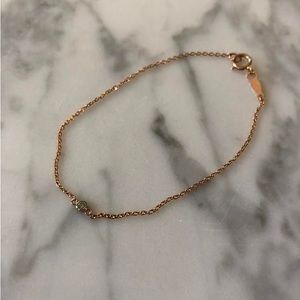 CATBIRD ROSE GOLD TINY CORSAGE BRACELET